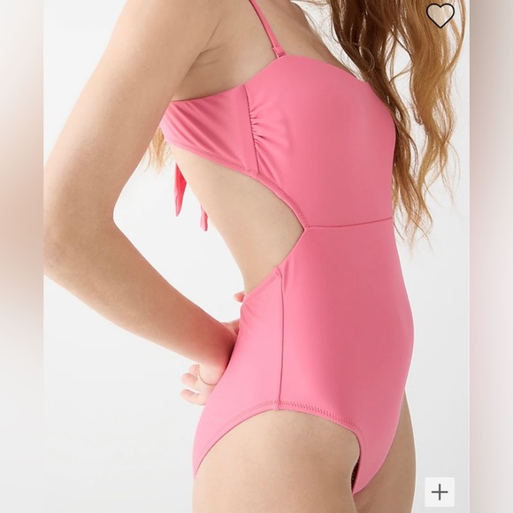 Be summer chic at the pool! JCrew’s Iconic Cutout tie-back one piece - Picture 3 of 6